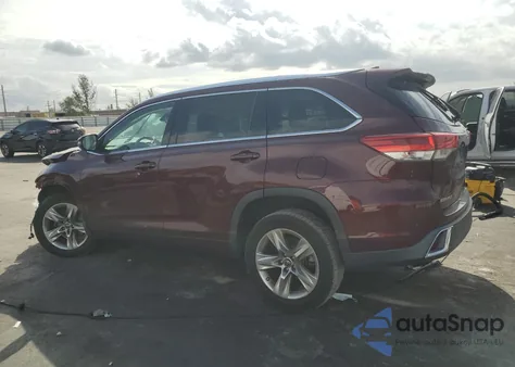 2017 Toyota Highlander Limited from USA, damaged, VIN 5TDYZRFH3HS215939